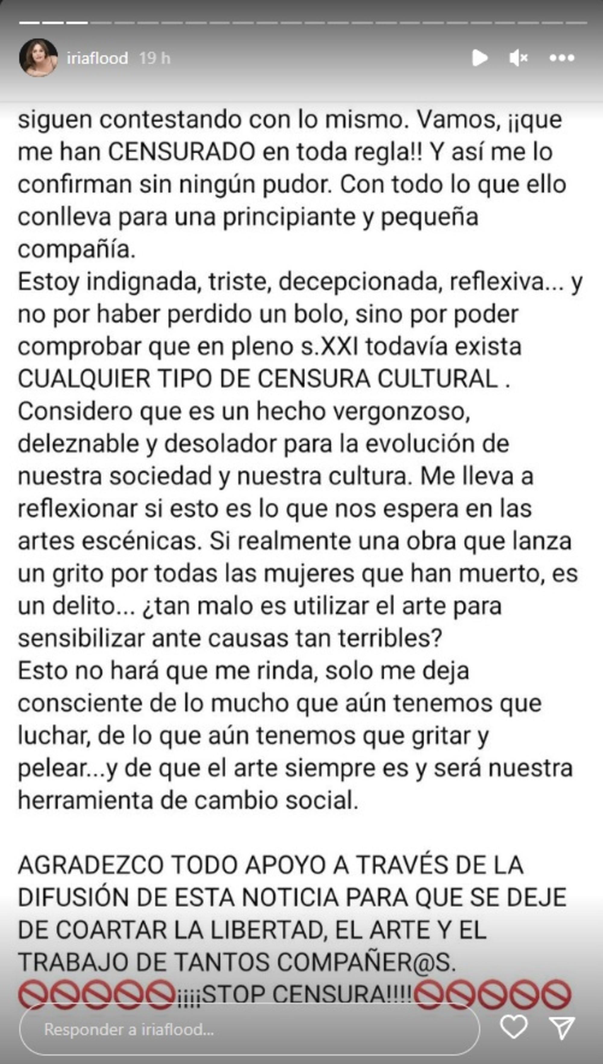 Censura obra teatro extremadura